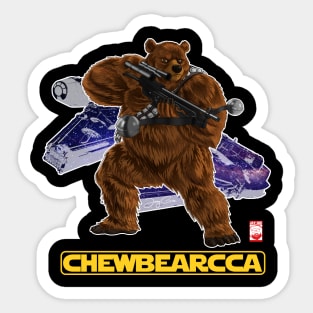 Chewbearcca Sticker